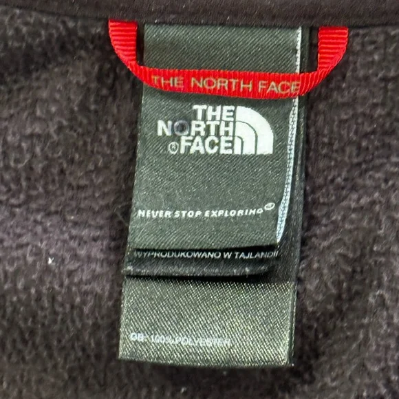 311. The North Face Purple quarter zip Sweater - Picture 2 of 4